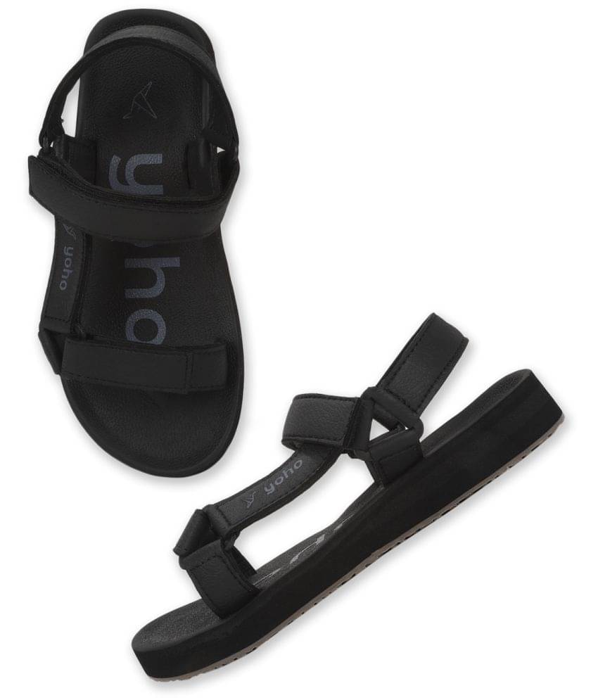 Yoho Black Floater Sandals Yoho Black Floater Sandals