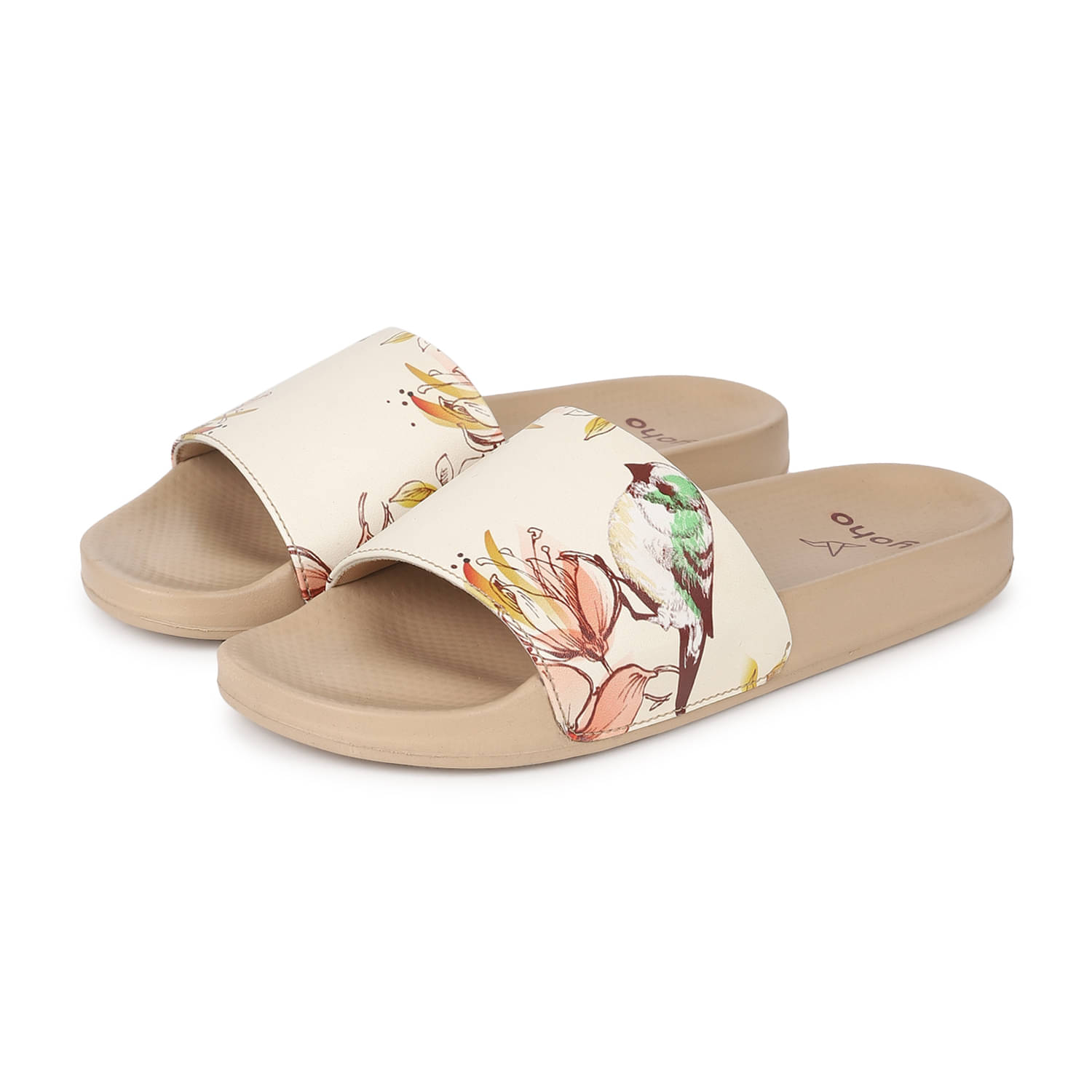     			Yoho Brown Women's Slide Flip Flop