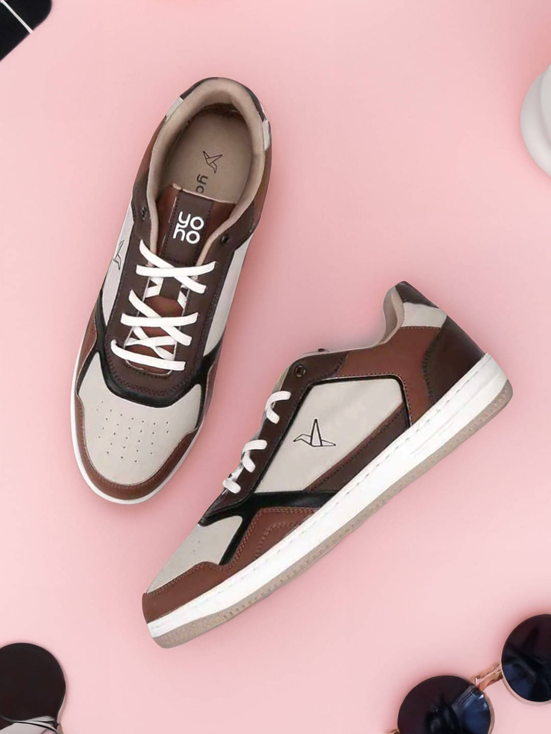     			Yoho Colored Sneaker PU Multicolor Men's Sneakers