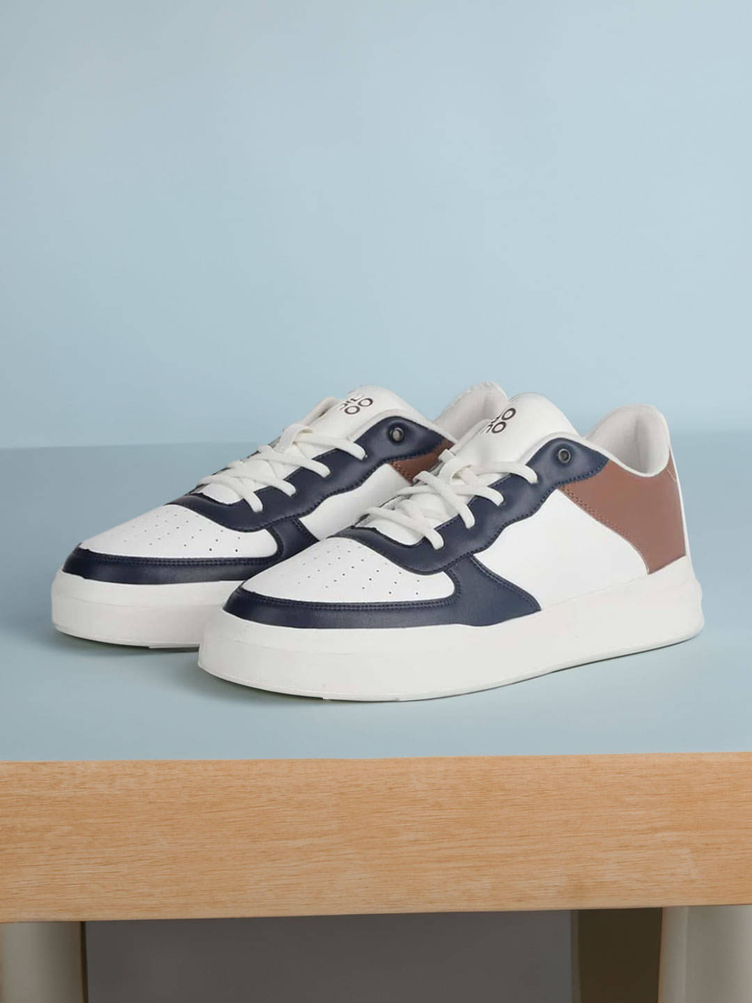     			Yoho Colored Sneaker PU Tan Men's Sneakers