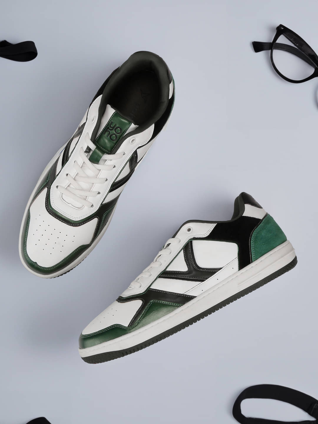     			Yoho Colored Sneaker Suede Green Men's Sneakers