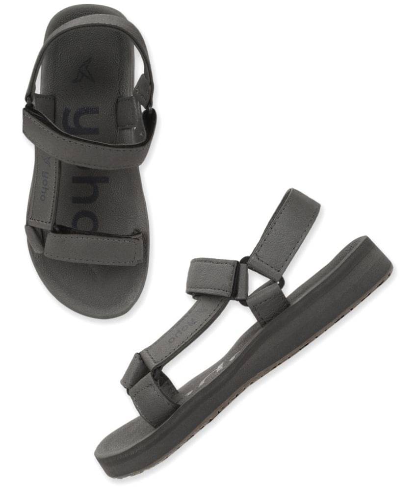 Yoho - Dark Grey Men's Floater Sandals Yoho - Dark Grey Men's Floater Sandals