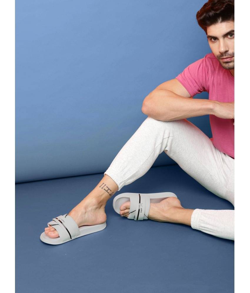     			Yoho Grey Men's Slide Flip Flop