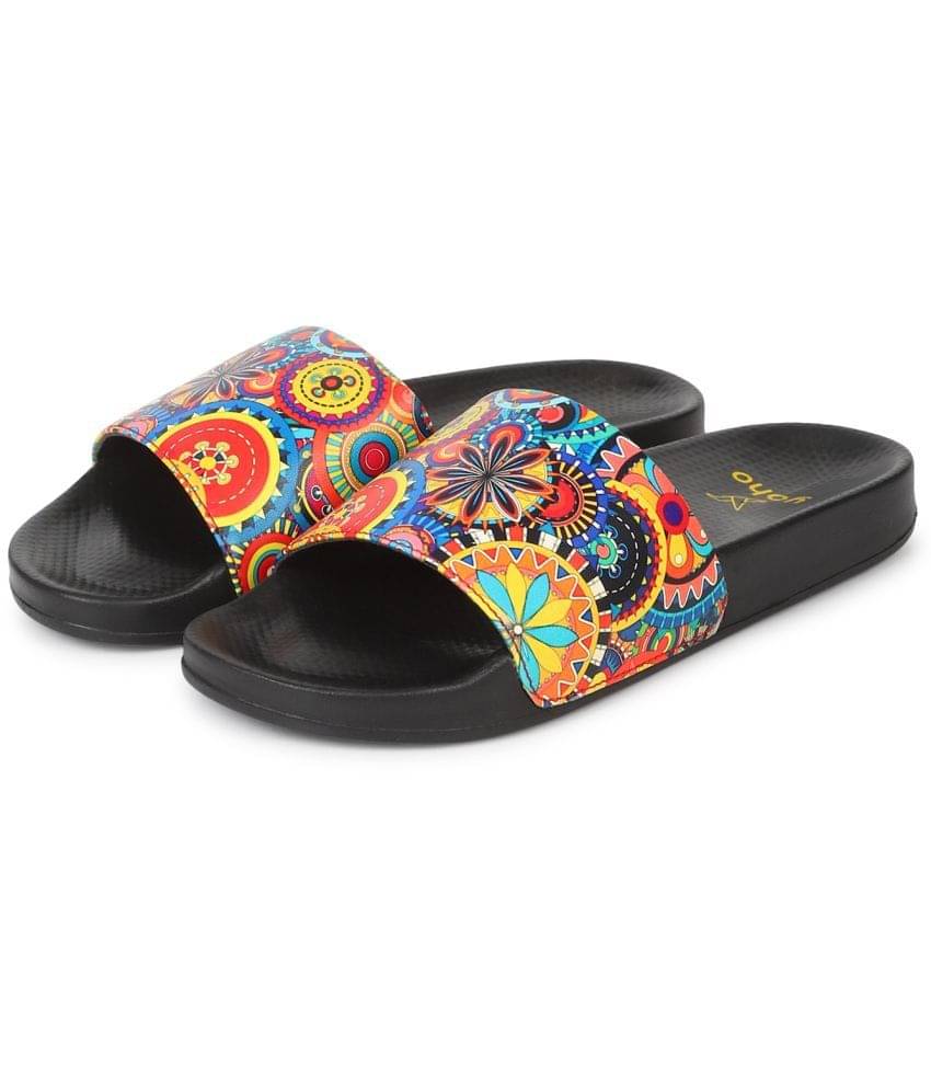 Yoho Multicolor Women's Slide Flip Flop Yoho Multicolor Women's Slide Flip Flop