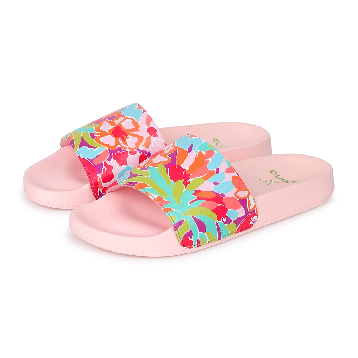 Yoho Pink Women's Slide Flip Flop Yoho Pink Women's Slide Flip Flop