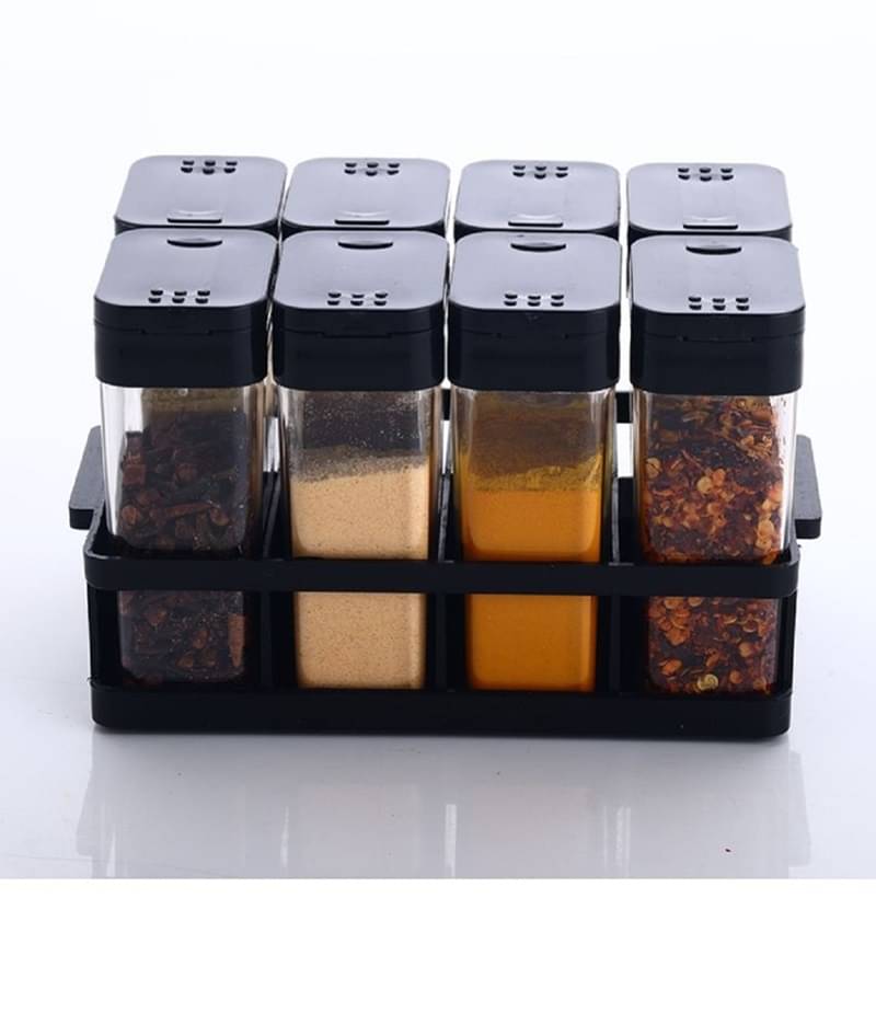 Analog Kitchenware Masala/Condiment Plastic Black Spice Container ( Set of 1 ) Analog Kitchenware Masala/Condiment Plastic Black Spice Container ( Set of 1 )