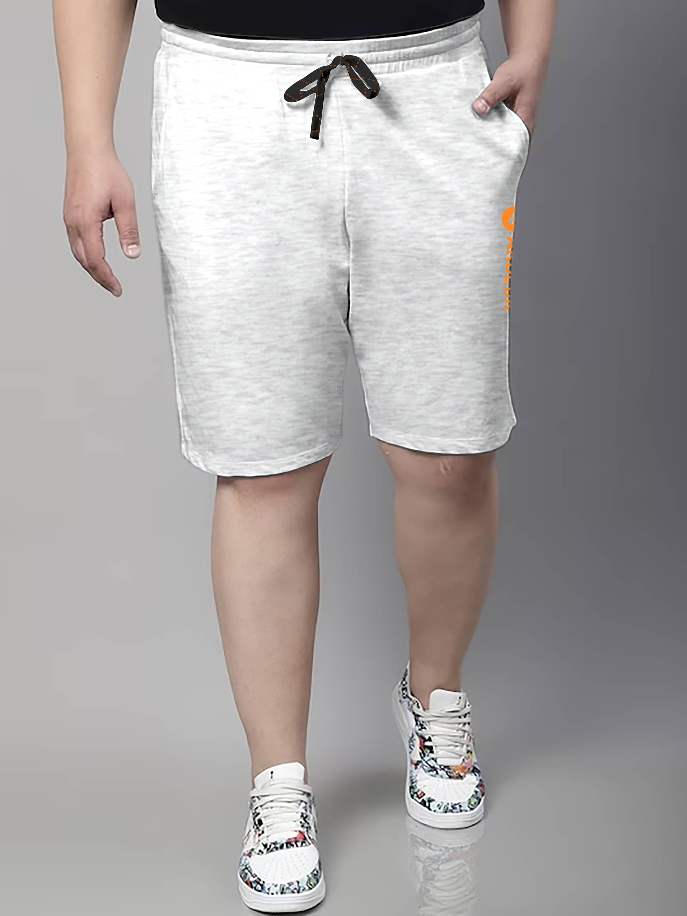    			Ardeur Grey Cotton Blend Men's Shorts ( Pack of 1 )