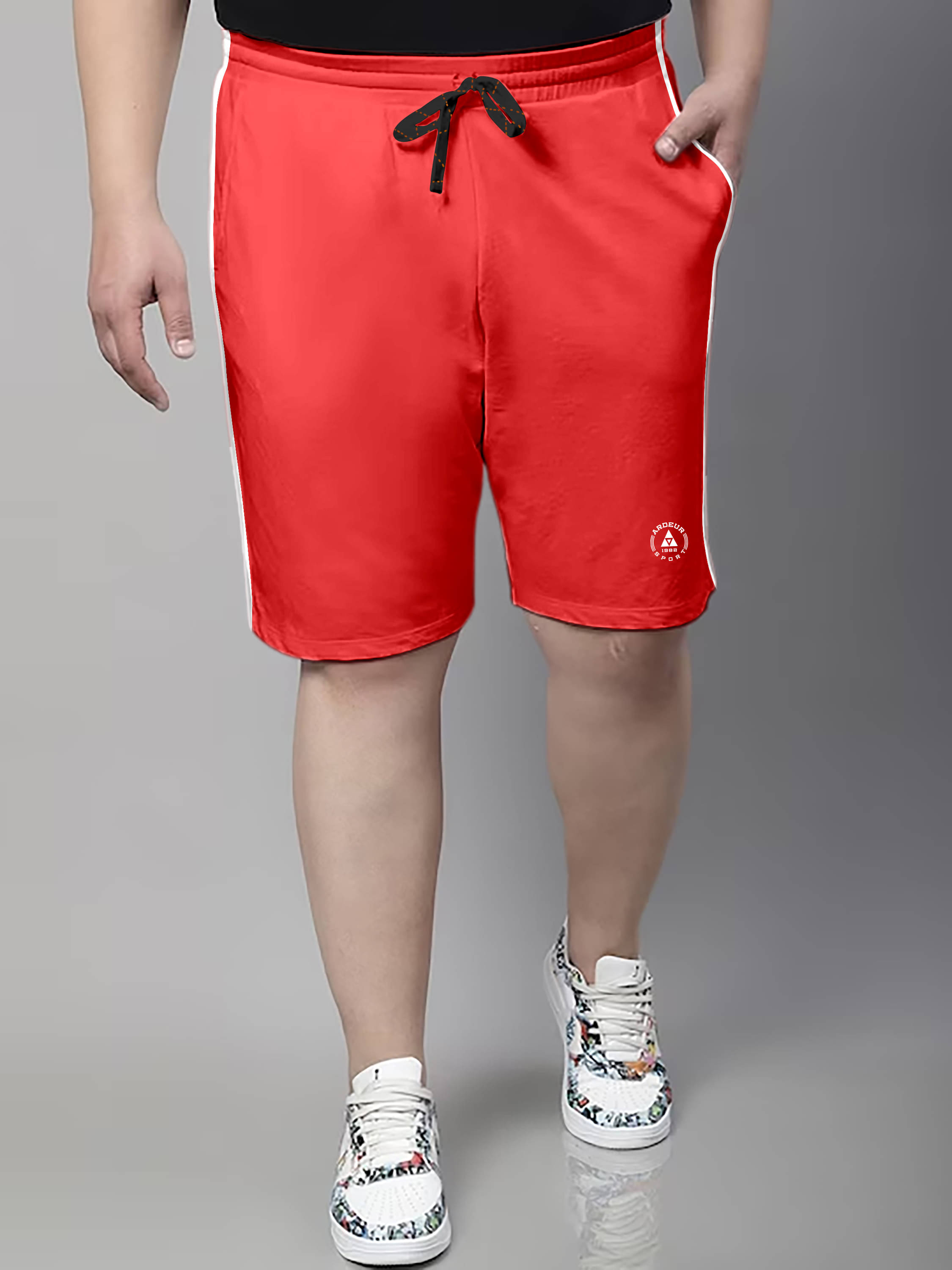     			Ardeur Red Cotton Blend Men's Shorts ( Pack of 1 )