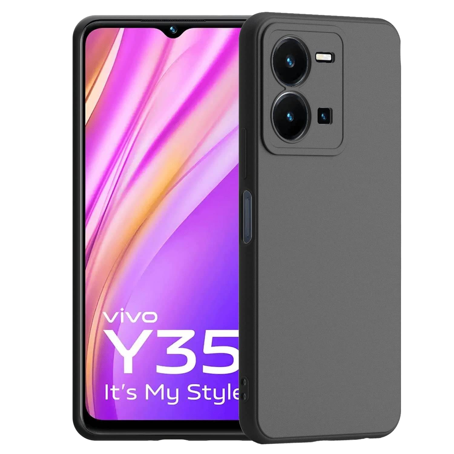 Case Vault Covers Silicon Soft cases Compatible For Silicon Vivo Y35 ( Pack of 1 ) Case Vault Covers Silicon Soft cases Compatible For Silicon Vivo Y35 ( Pack of 1 )