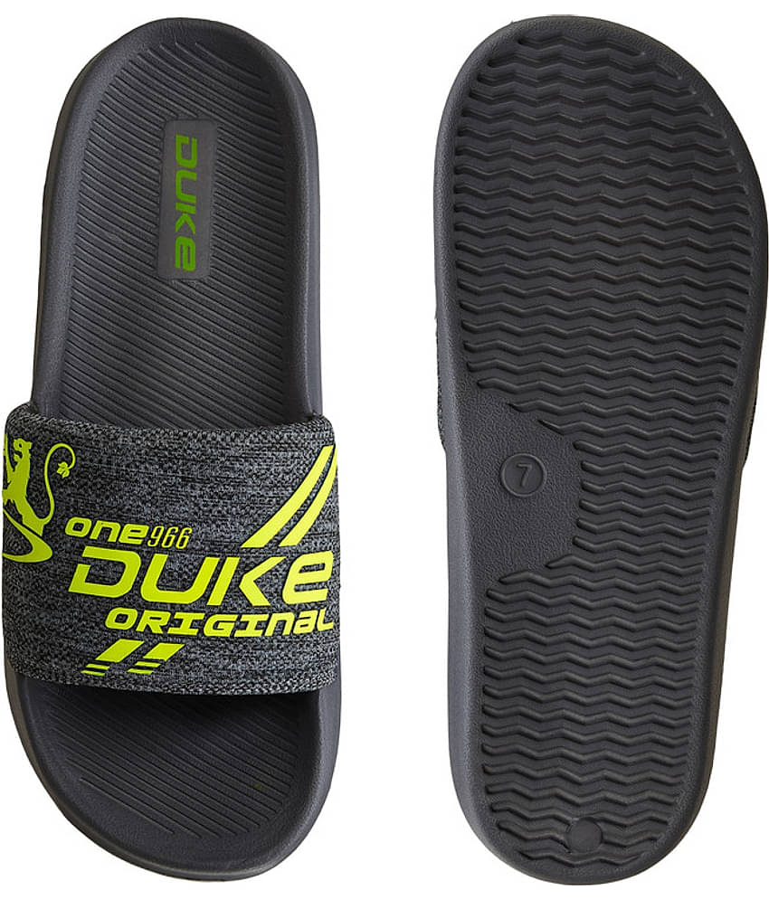 Duke Grey Melange Men's Slide Flip Flop