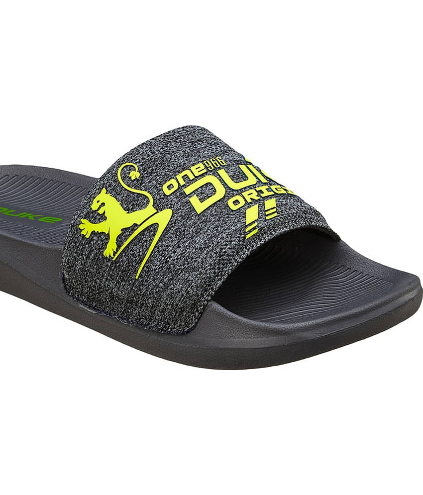 Duke Grey Melange Men's Slide Flip Flop