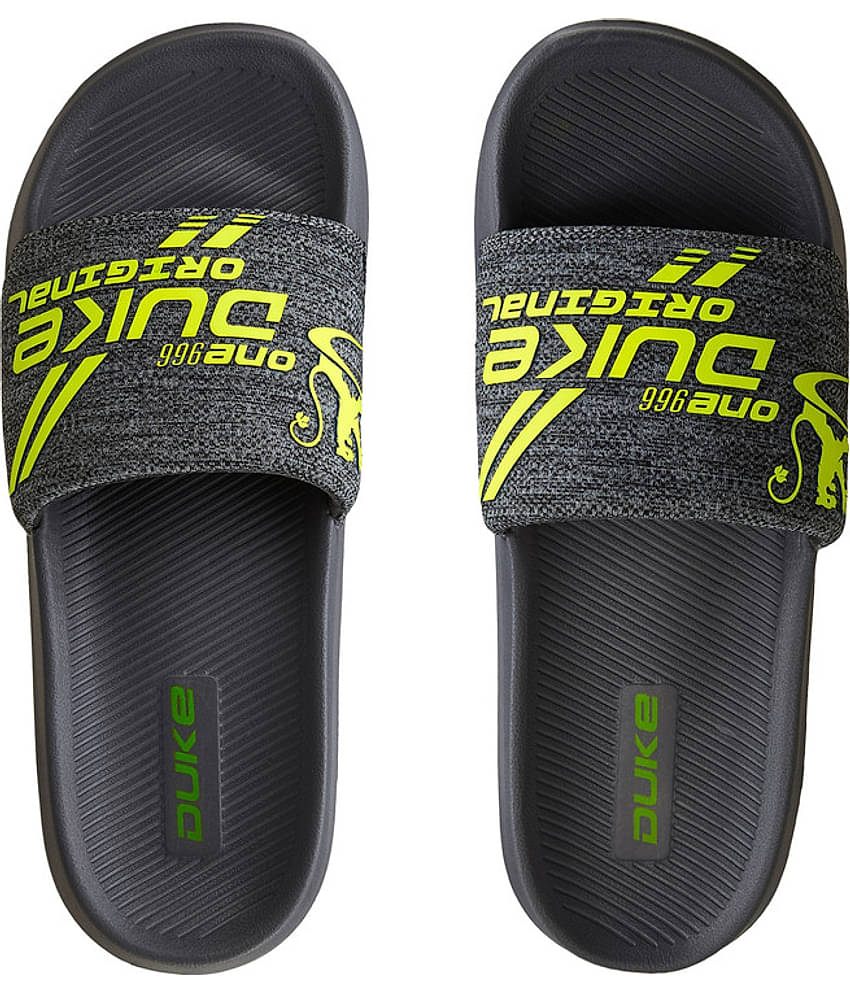 Duke Grey Melange Men's Slide Flip Flop