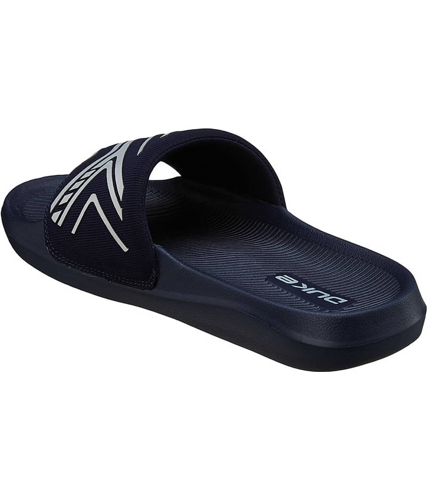 Duke Navy Men's Slide Flip Flop