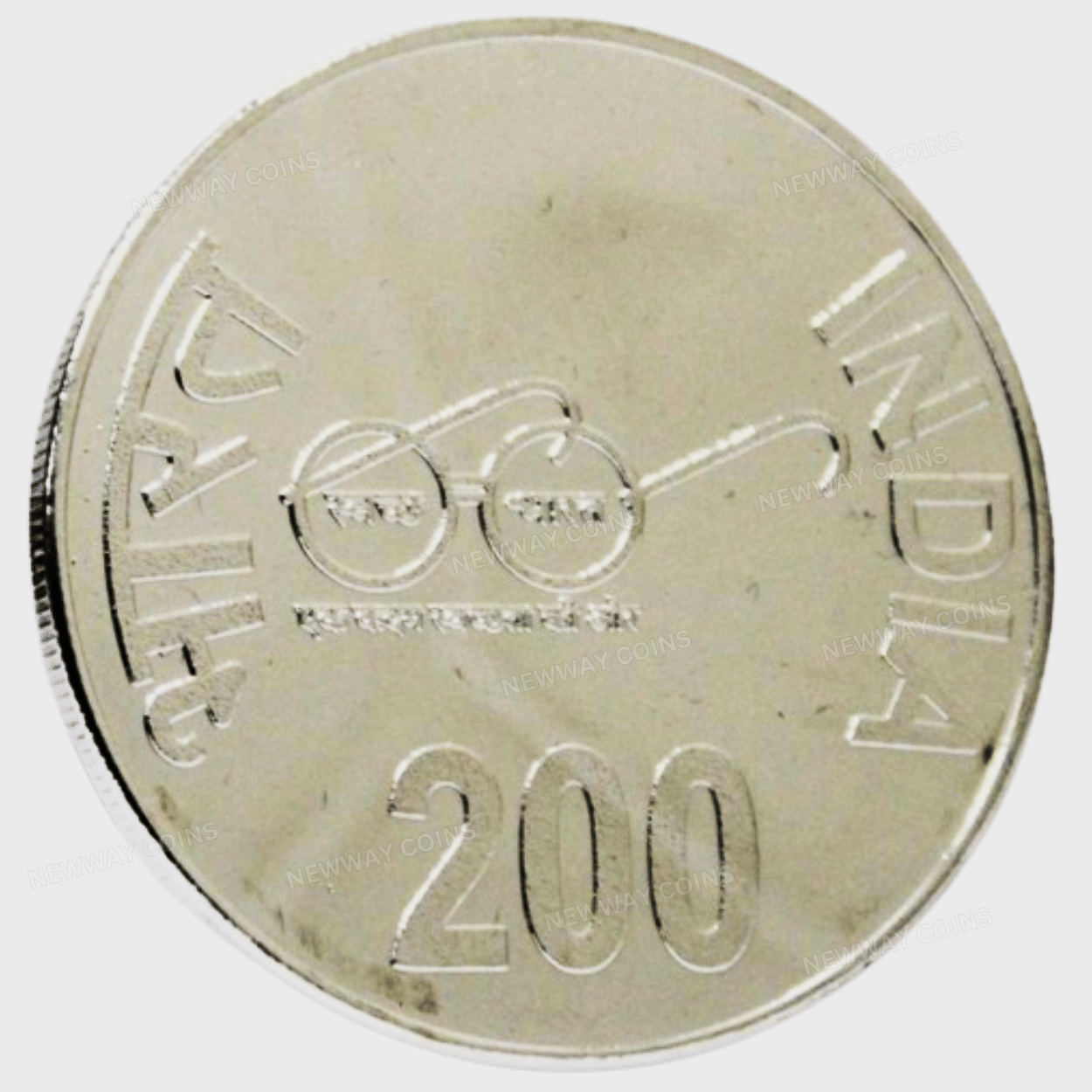     			Extremely Rare* 200 Rupees 2015 (200th Anniversary of Tatya Tope) Very Collectible Silver-plated Coin