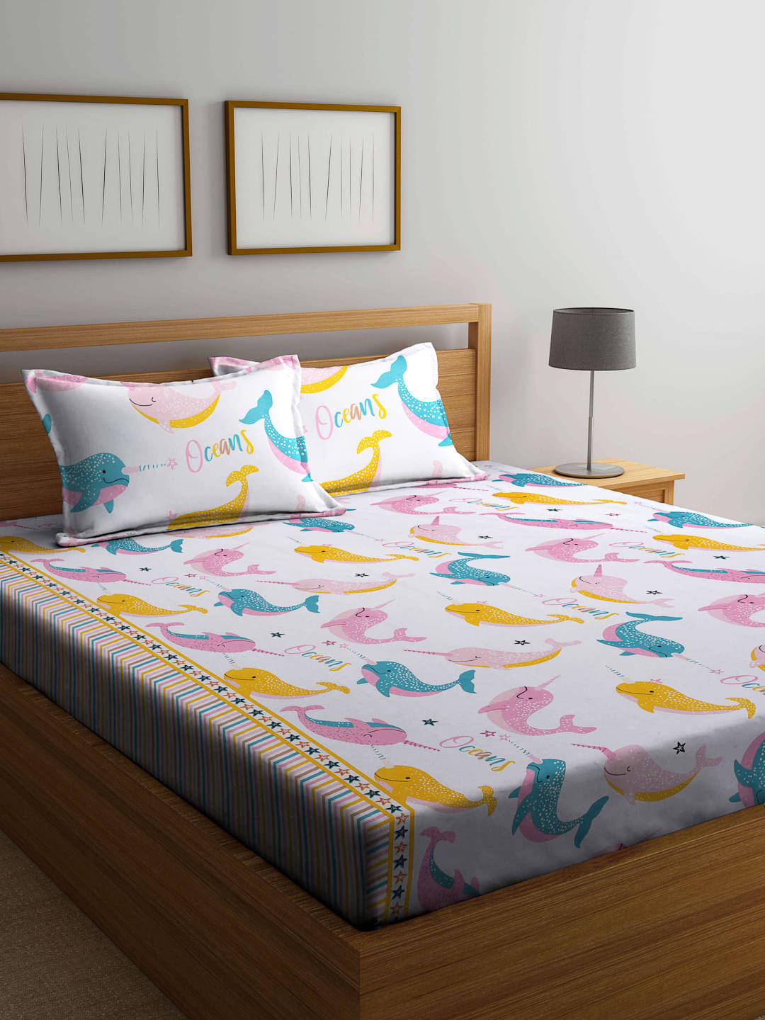 FABINALIV Poly Cotton 1 Double Bedsheet with 2 Pillow Covers ( White ) FABINALIV Poly Cotton 1 Double Bedsheet with 2 Pillow Covers ( White )