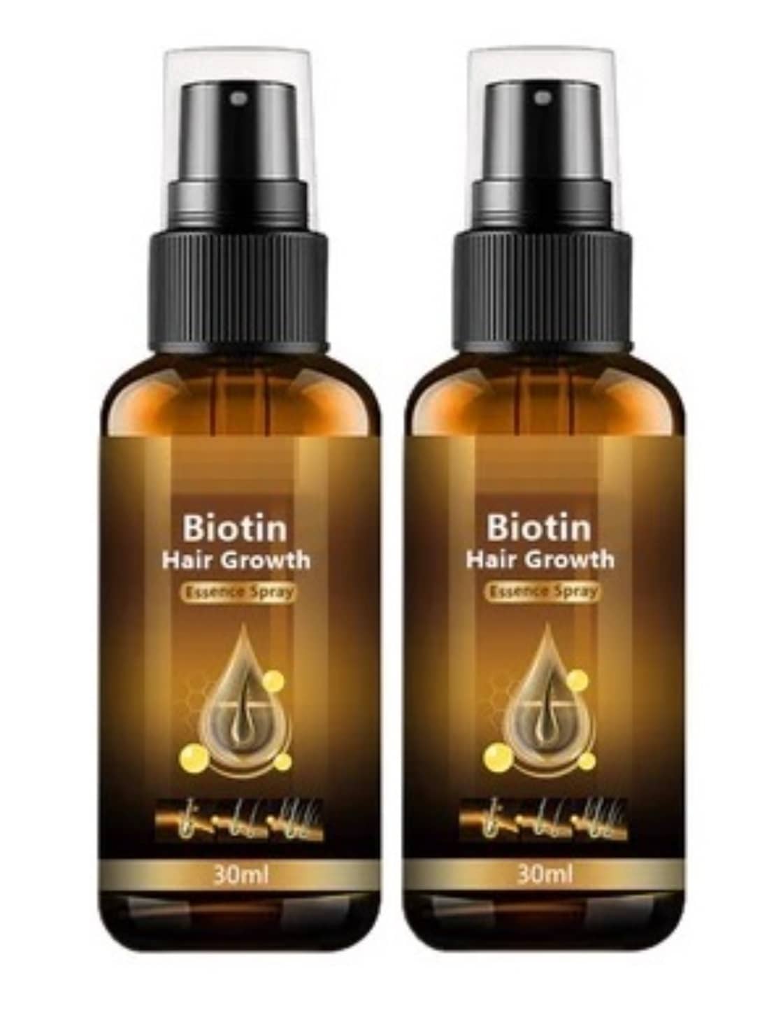 GABANA Biotin Hair Spray Hair Serum 30 mL Pack of 2