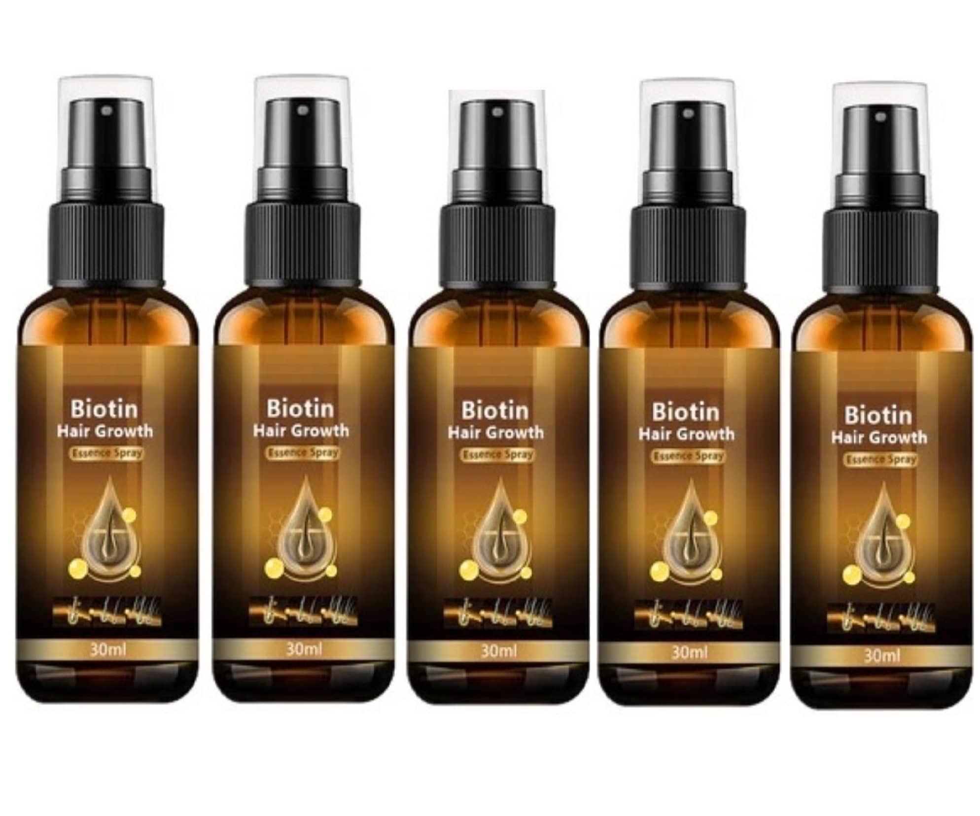 GABANA Biotin Hair Spray Hair Serum 30 mL Pack of 5