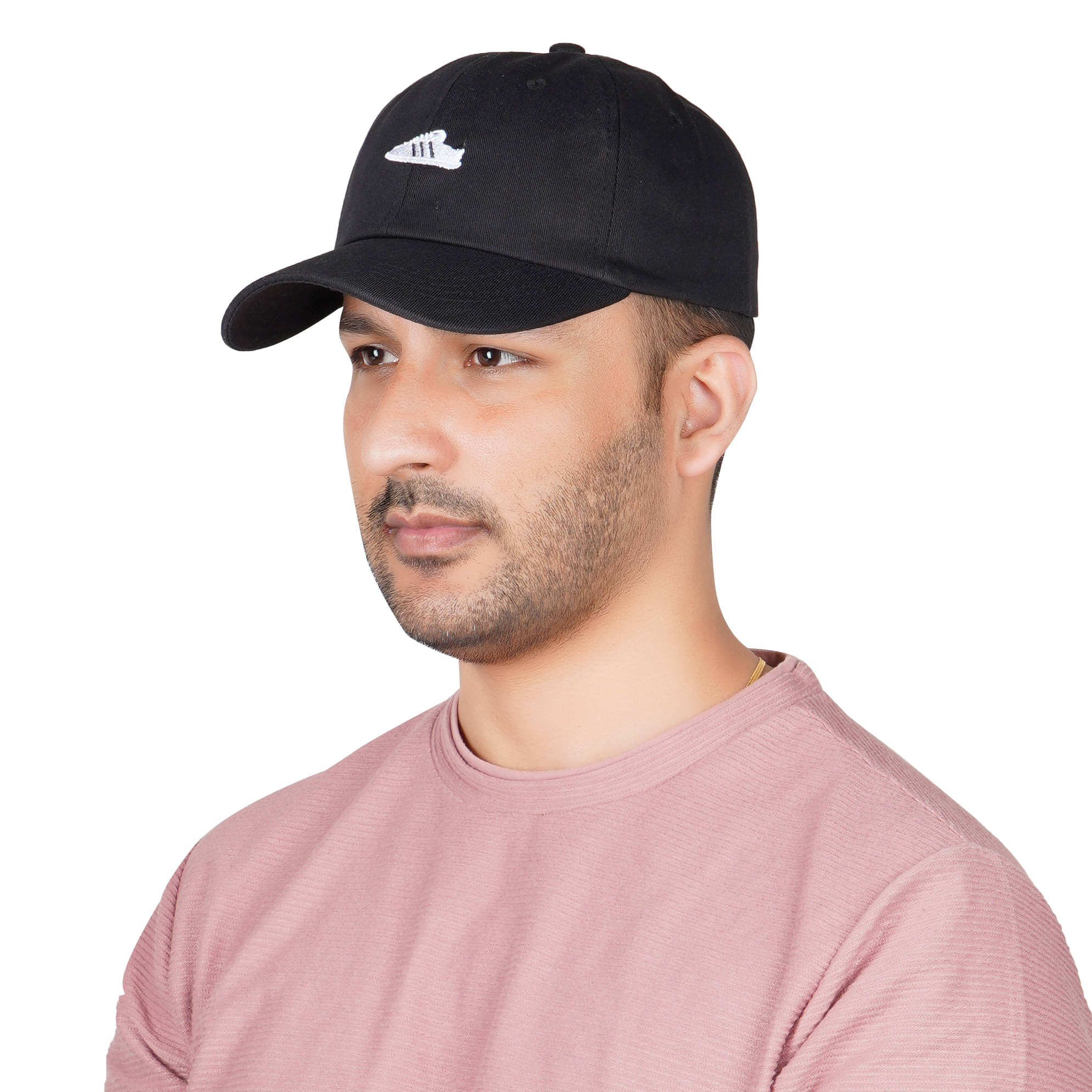     			PENYAN Black Cotton Men's Cap ( Pack of 1 )