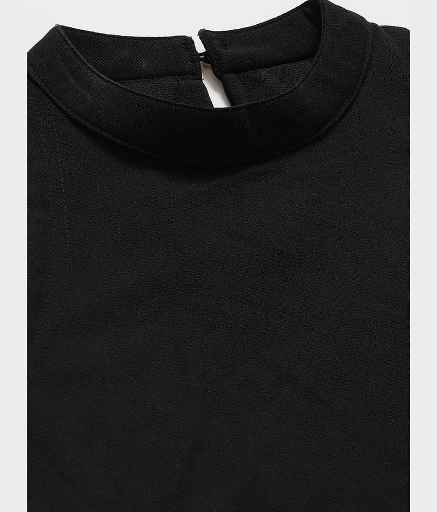 POPWINGS Women Polyester Solid Bodycon Dress ( Lavender )