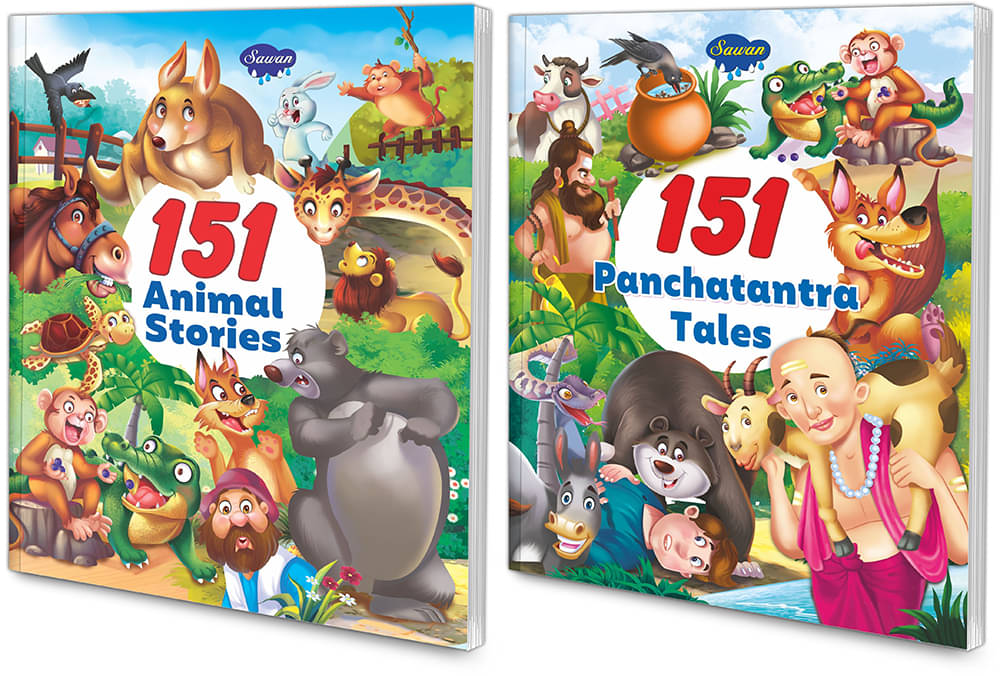Sawan Present Set Of 2 Story Books | 151 Series | Animal Stories & Panchatantra (Perfect Binding, Manoj Publications Editorial Board) Sawan Present Set Of 2 Story Books | 151 Series | Animal Stories & Panchatantra (Perfect Binding, Manoj Publications Editorial Board)