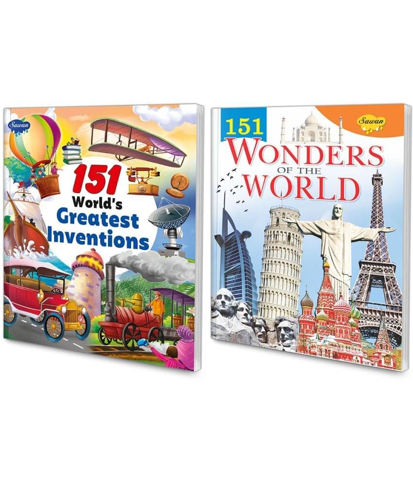 Sawan Present Set Of 2 Story Books | 151 Series | Greatest Inventions & Wonders Of World (Perfect Binding, Manoj Publications Editorial Board)     			Sawan Present Set Of 2 Story Books | 151 Series | Greatest Inventions & Wonders Of World (Perfect Binding, Manoj Publications Editorial Board)