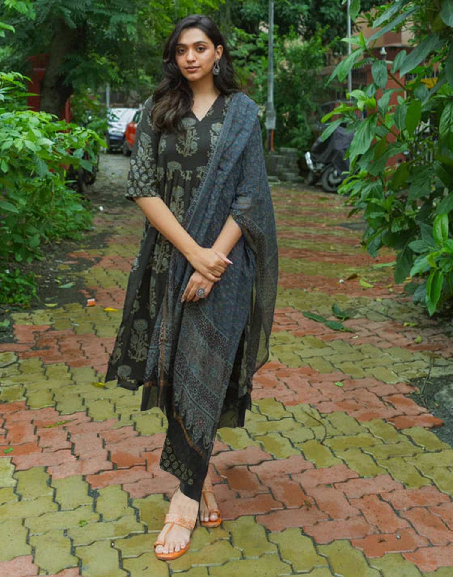     			Skylee Rayon Printed Kurti With Pants Women's Stitched Salwar Suit - Green ( Pack of 1 )