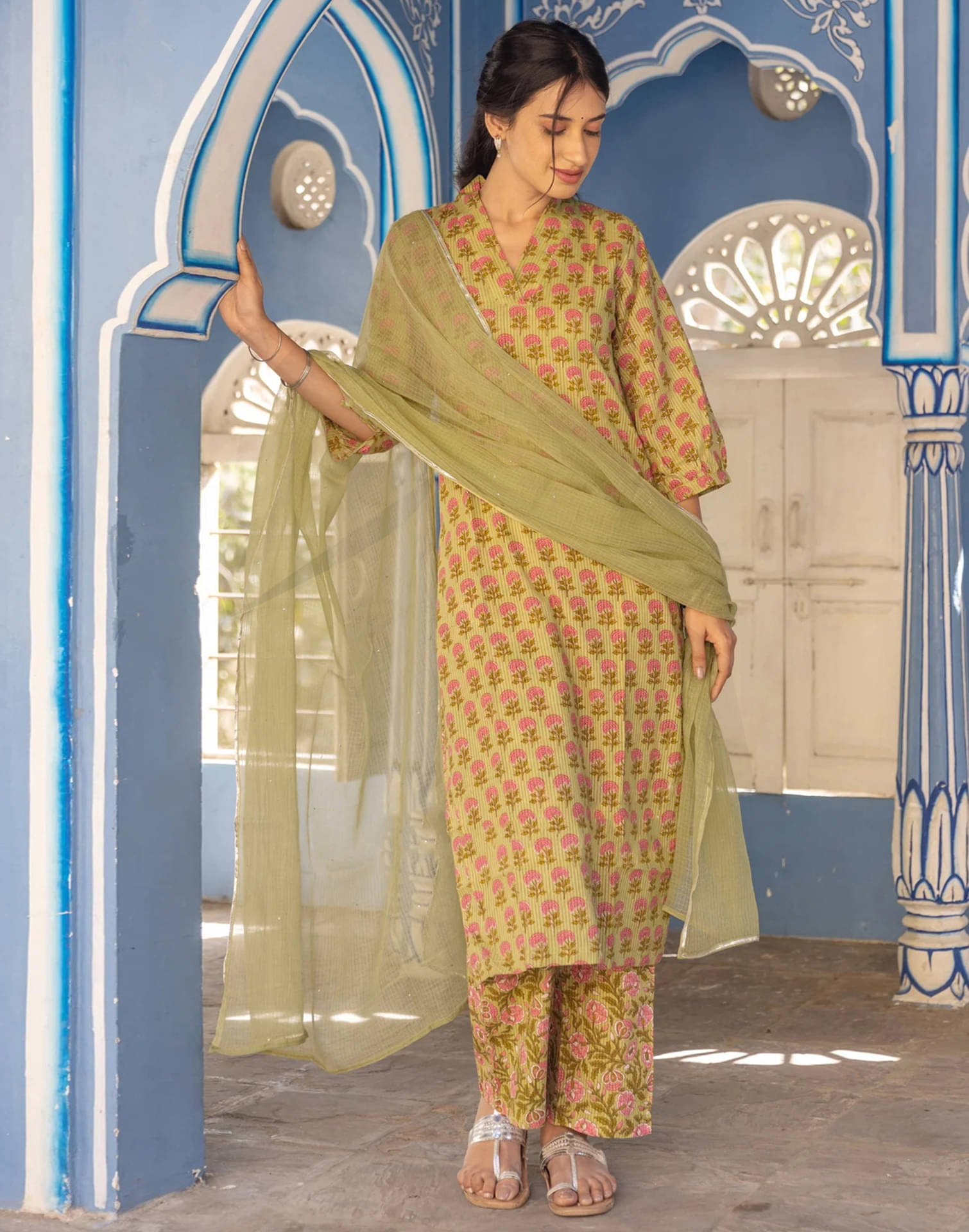 Skylee Rayon Printed Kurti With Pants Women's Stitched Salwar Suit - Mustard ( Pack of 1 ) Skylee Rayon Printed Kurti With Pants Women's Stitched Salwar Suit - Mustard ( Pack of 1 )