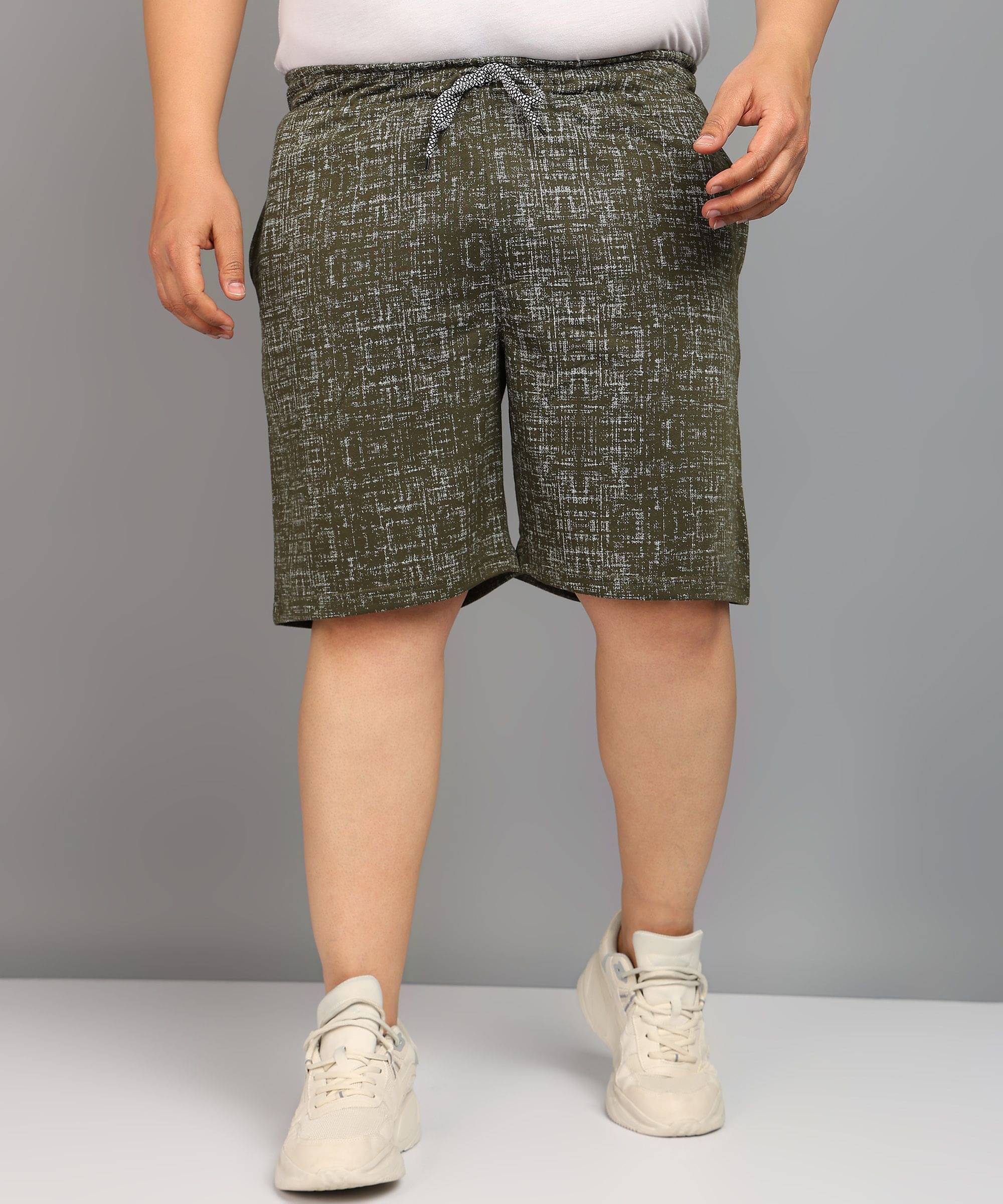     			XFOX Olive Blended Men's Shorts ( Pack of 1 )