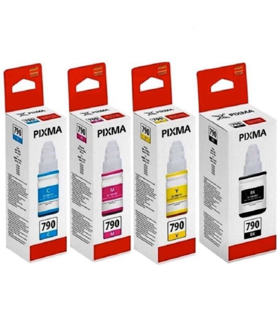     			zokio 790 INK Multicolor Pack of 4 Cartridge for I790 INK Cartridge Pack Of 4 For Use Pixma G1000, G2000, G3000 Printers