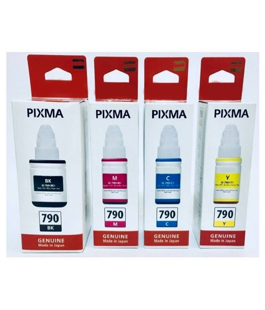     			zokio 790 Multicolor Pack of 4 Cartridge for GI-790 INK Printers G1000,G1010,G1100,G2000,G2002,G2010,G2012,G2100,G3000,G3010,G3012,G3100