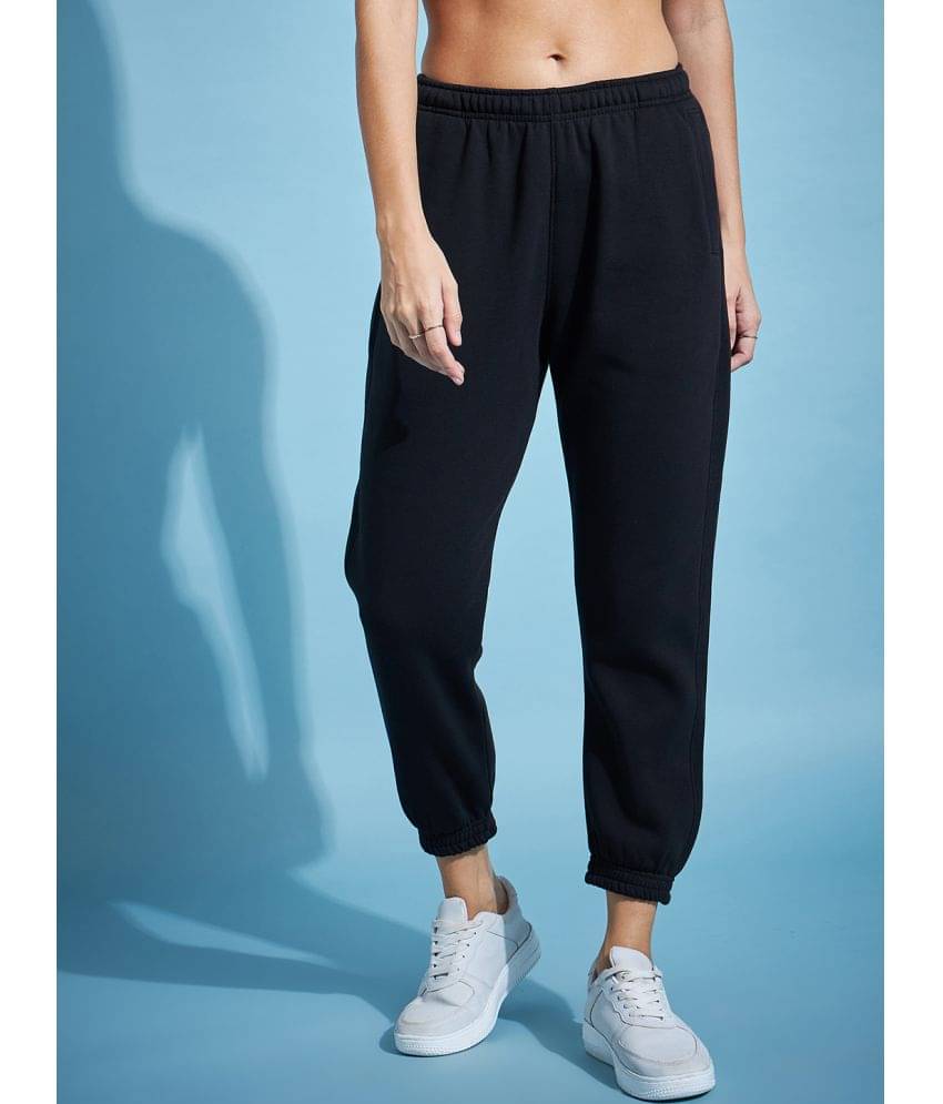     			98 Degree North Black Cotton Blend Women's Outdoor & Adventure Joggers ( Pack of 1 )