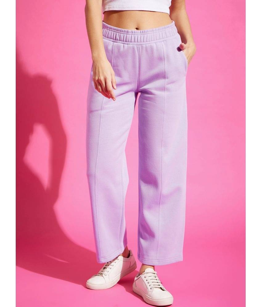     			98 Degree North Purple Cotton Blend Women's Outdoor & Adventure Trackpants ( Pack of 1 )
