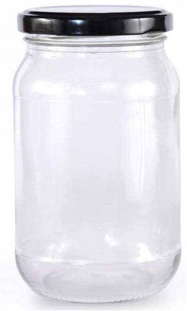     			AFAST Glass Container Glass Transparent Utility Container ( Set of 1 )