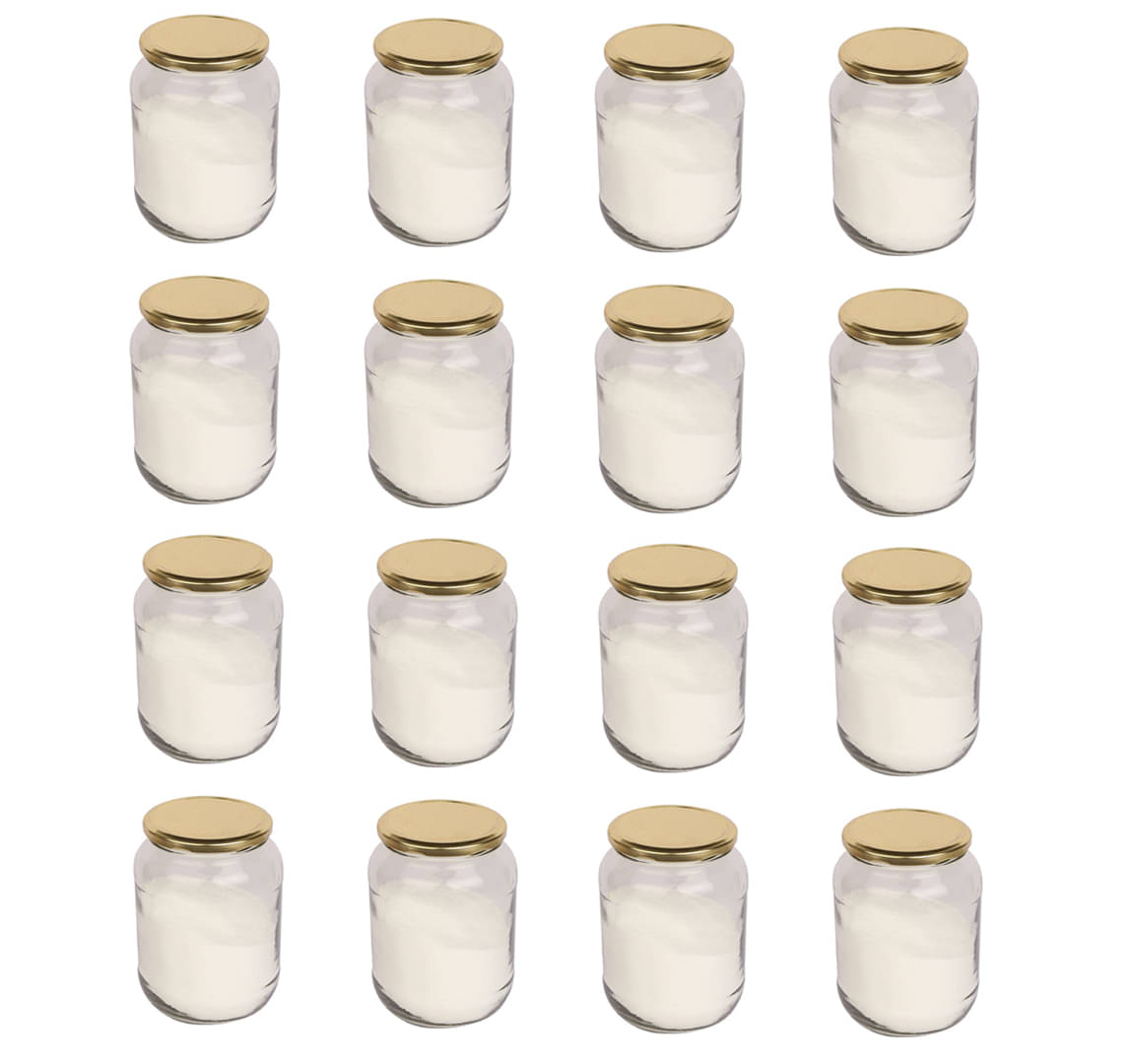     			AFAST Glass Container Glass Transparent Utility Container ( Set of 16 )