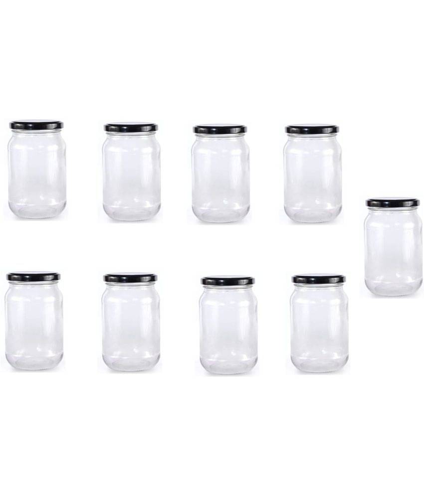     			AFAST Glass Container Glass Transparent Utility Container ( Set of 9 )