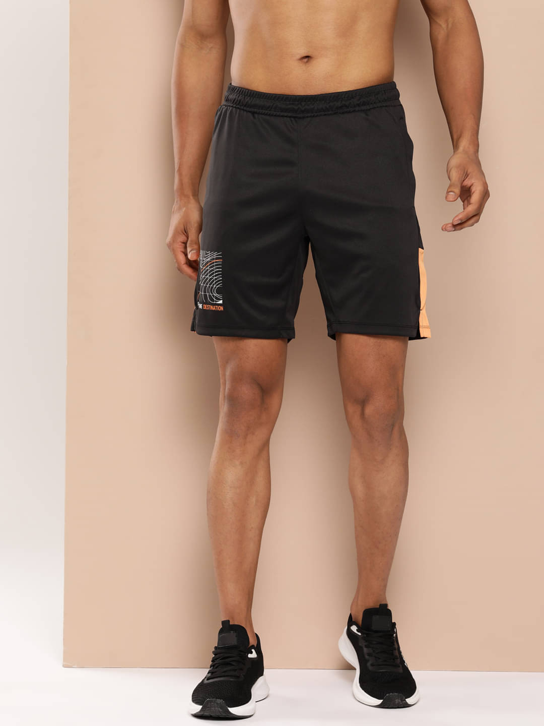     			Alcis Black Polyester Men's Running Shorts ( Pack of 1 )