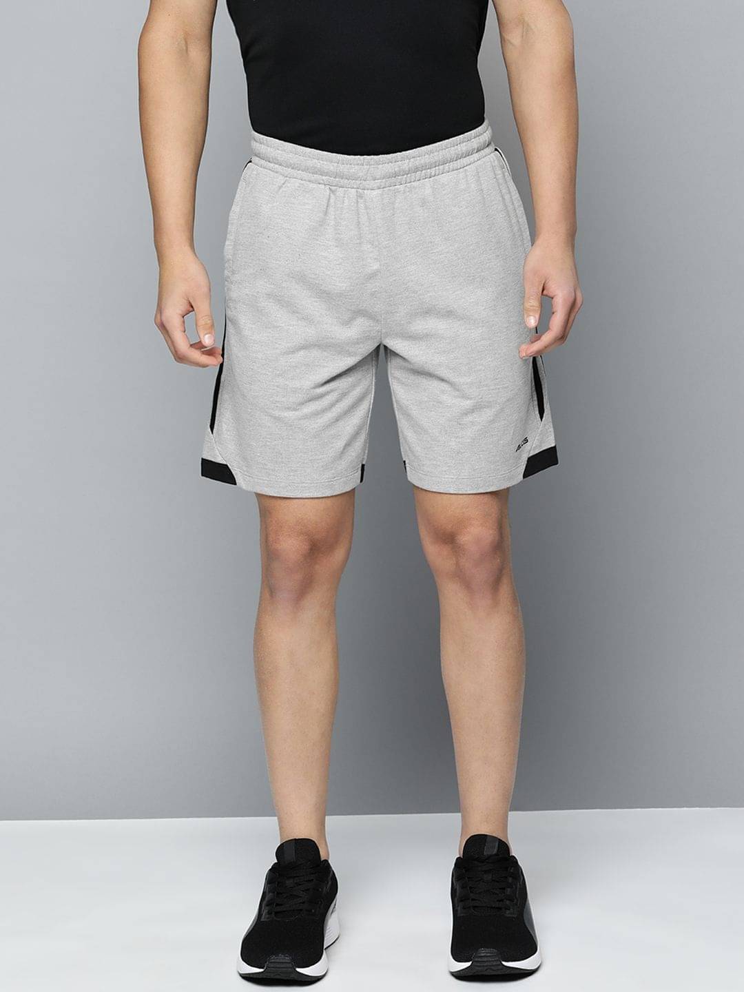 Alcis Grey Melange Cotton Blend Men's Running Shorts ( Pack of 1 ) Alcis Grey Melange Cotton Blend Men's Running Shorts ( Pack of 1 )