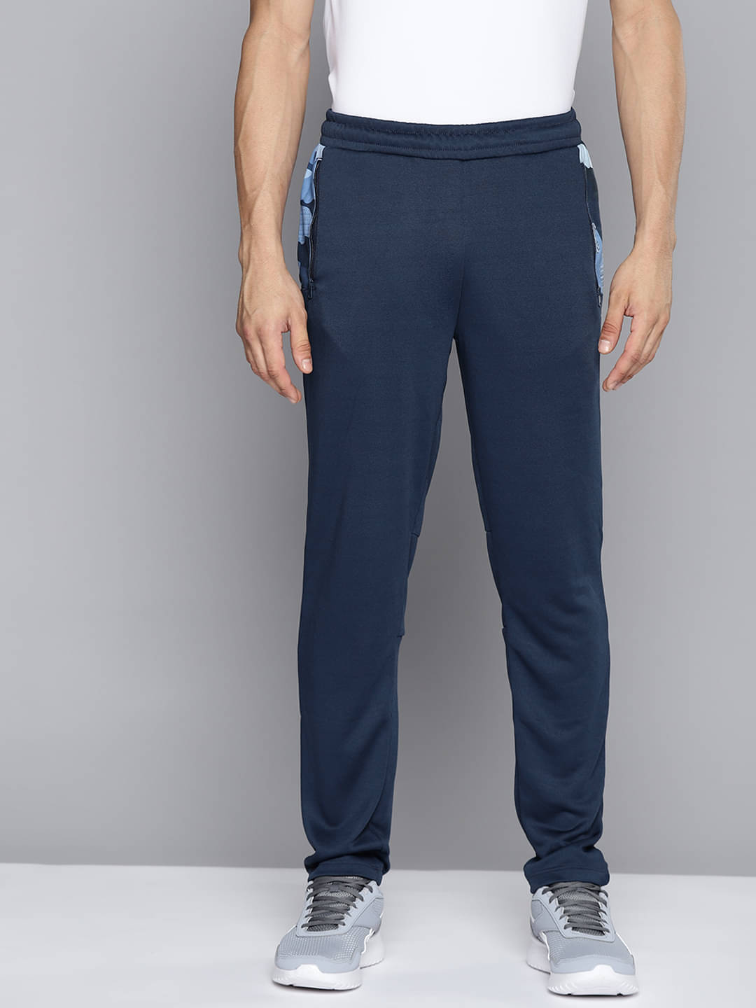 Alcis Navy Blue Polyester Men's Sports Trackpants ( Pack of 1 )     			Alcis Navy Blue Polyester Men's Sports Trackpants ( Pack of 1 )