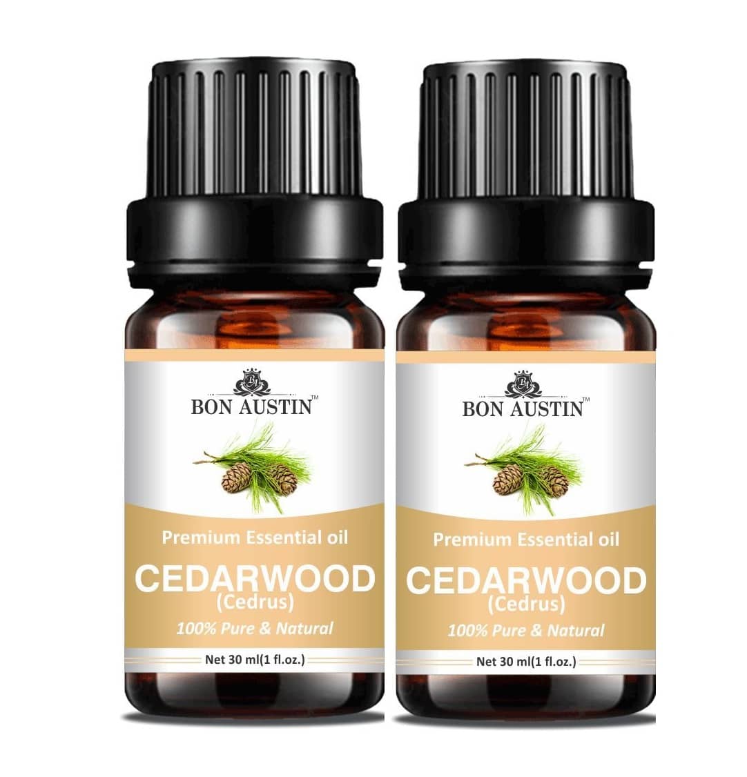Bon Austin Cedarwood Essential Oil Aromatic 30 mL ( Pack of 2 )
