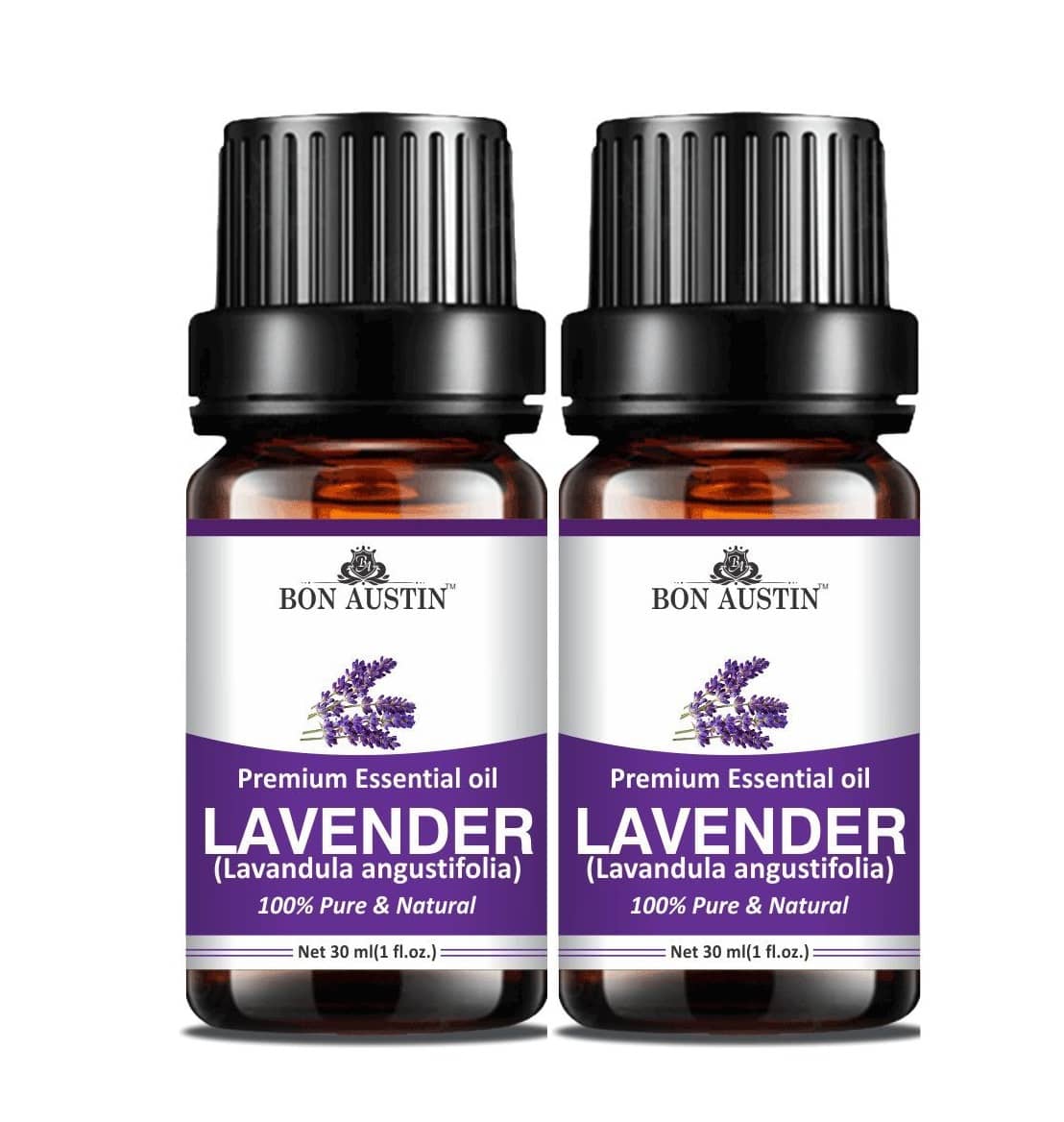 Bon Austin Lavender Essential Oil Aromatic 30 mL ( Pack of 2 )