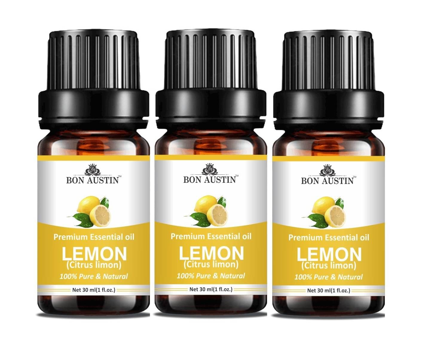 Bon Austin Lemon Essential Oil Aromatic 30 mL ( Pack of 3 ) Bon Austin Lemon Essential Oil Aromatic 30 mL ( Pack of 3 )
