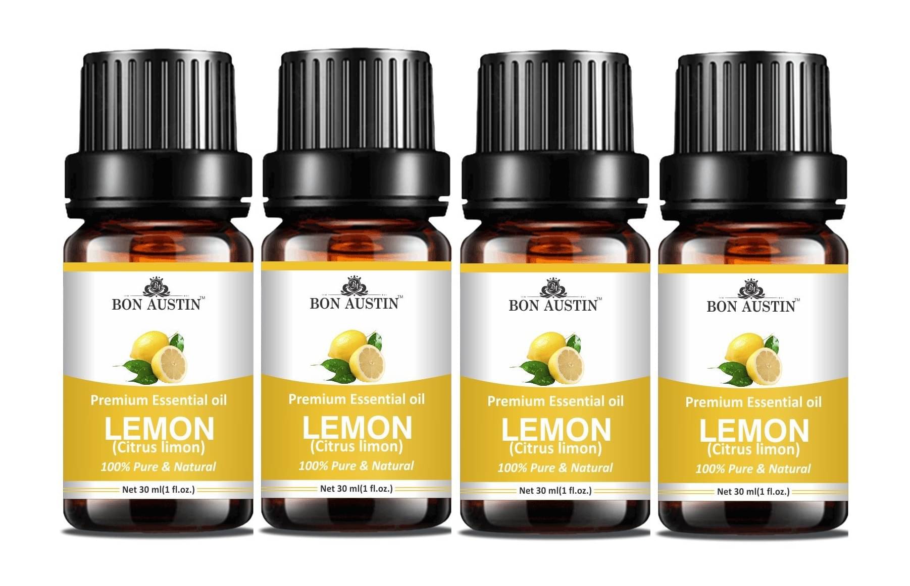     			Bon Austin Lemon Essential Oil Aromatic 30 mL ( Pack of 4 )
