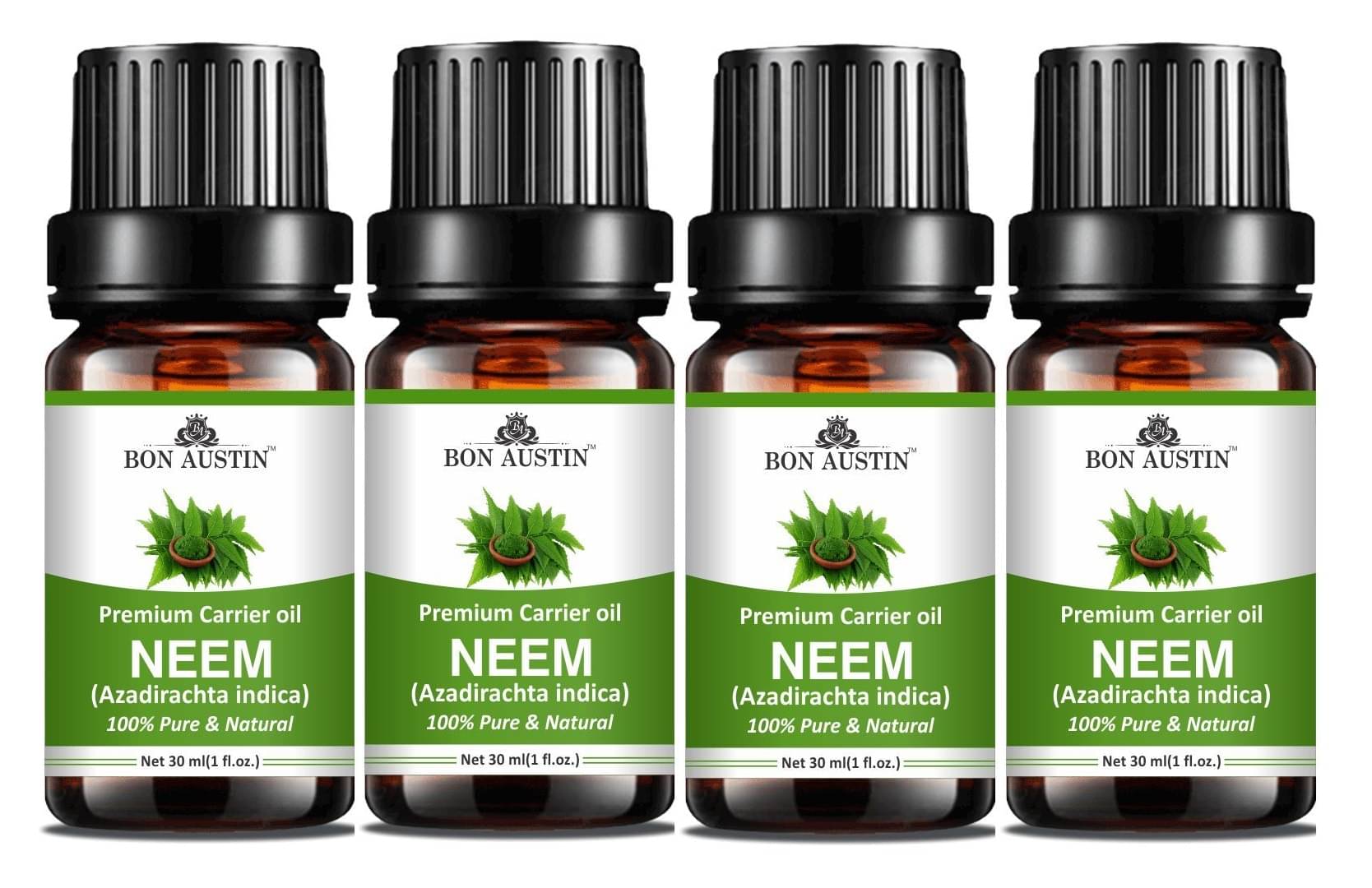 Bon Austin Neem Essential Oil Aromatic 30 mL ( Pack of 4 ) Bon Austin Neem Essential Oil Aromatic 30 mL ( Pack of 4 )