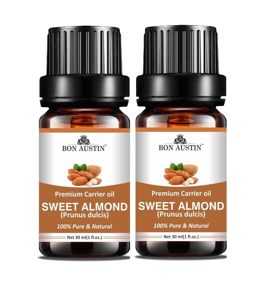 Bon Austin Sweet almond Essential Oil Aromatic 30 mL ( Pack of 2 ) Bon Austin Sweet almond Essential Oil Aromatic 30 mL ( Pack of 2 )