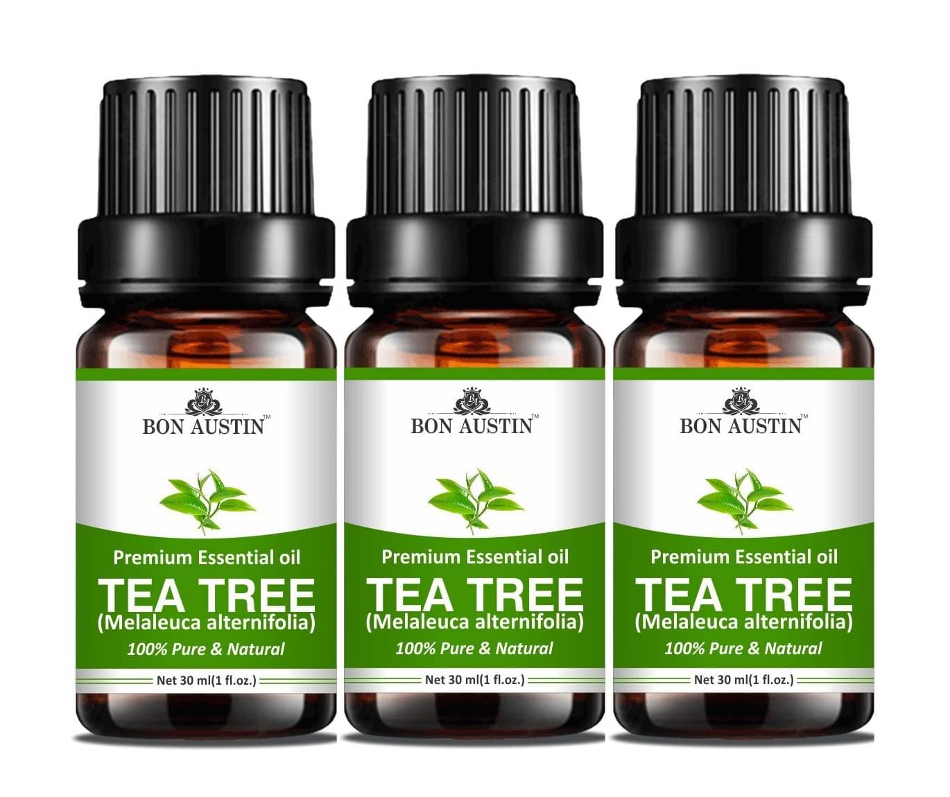     			Bon Austin Tea Tree Essential Oil Aromatic 30 mL ( Pack of 3 )