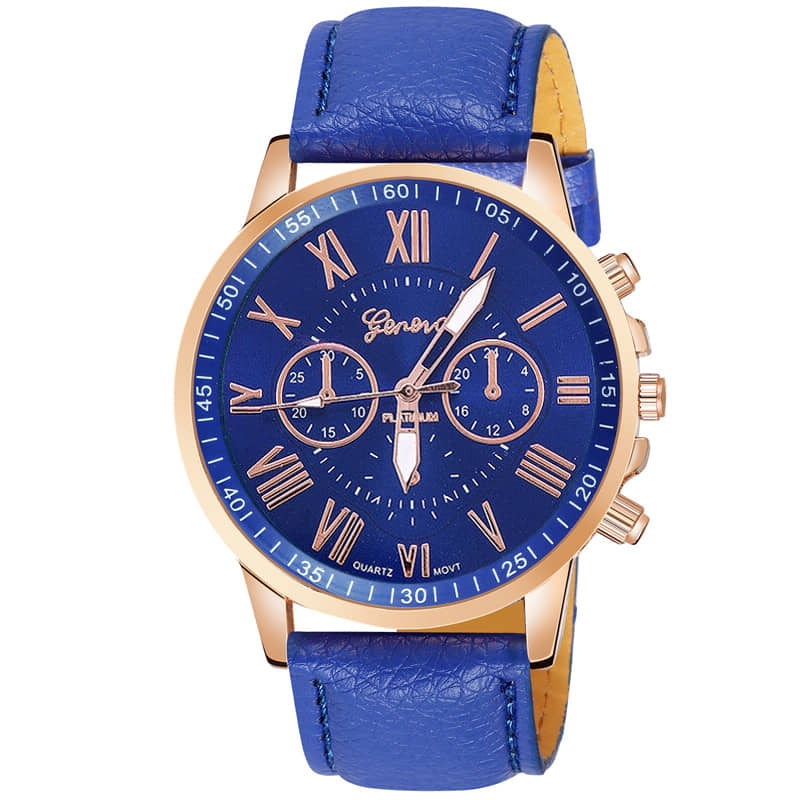 DECLASSE Blue Leather Analog Men's Watch
