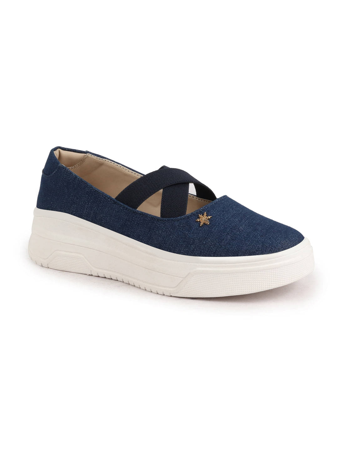     			Fausto Navy Blue Women's Pumps Heels