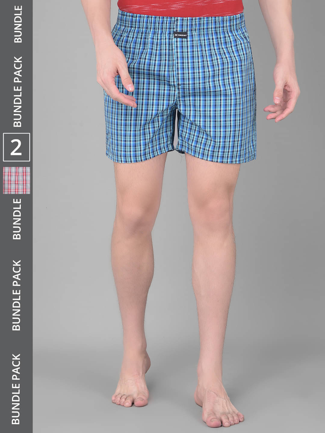 Force NXT Pack of 2 Cotton Boxers For Men's ( Multi ) Force NXT Pack of 2 Cotton Boxers For Men's ( Multi )