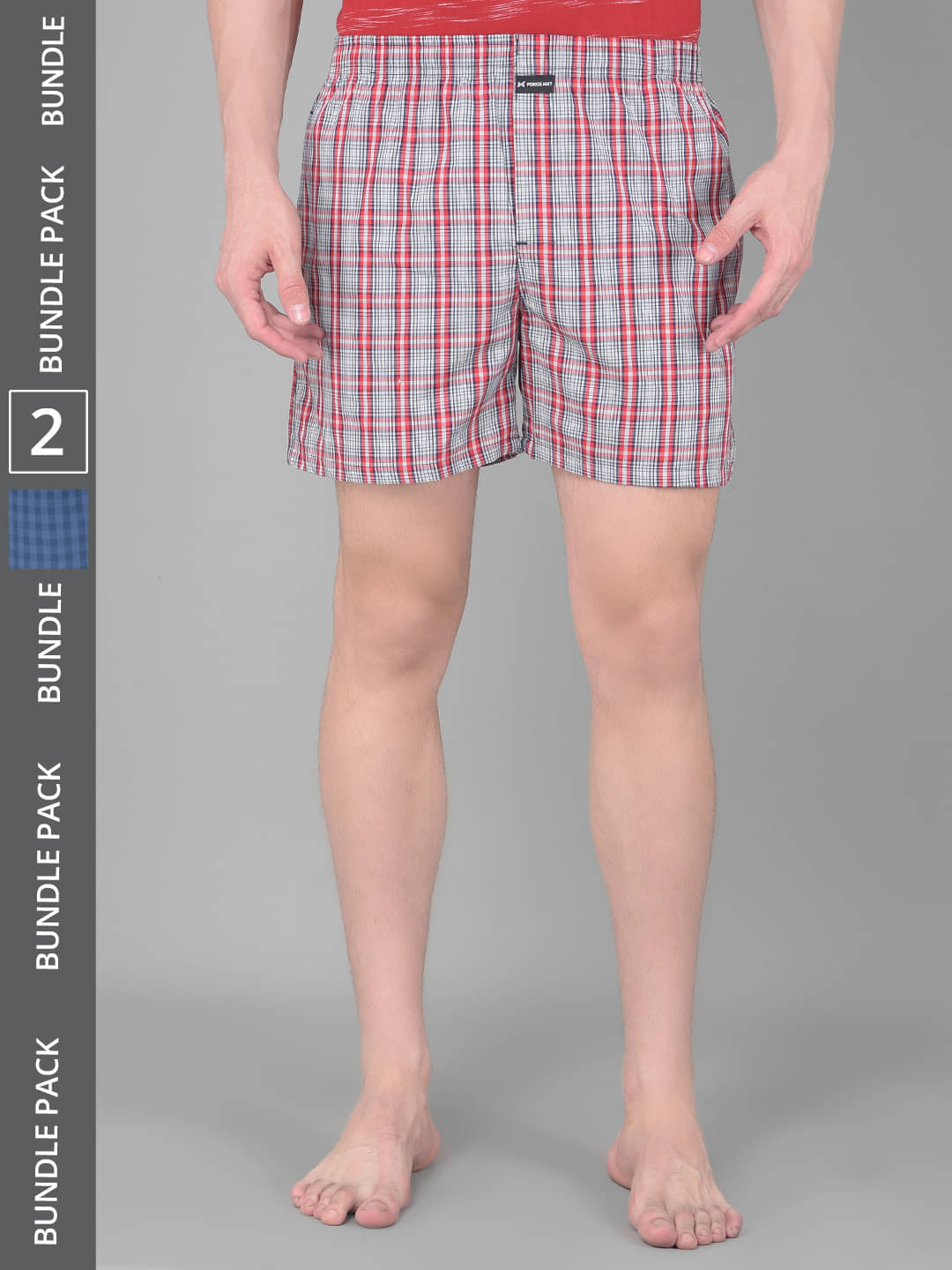 Force NXT Pack of 2 Cotton Boxers For Men's ( Multi ) Force NXT Pack of 2 Cotton Boxers For Men's ( Multi )