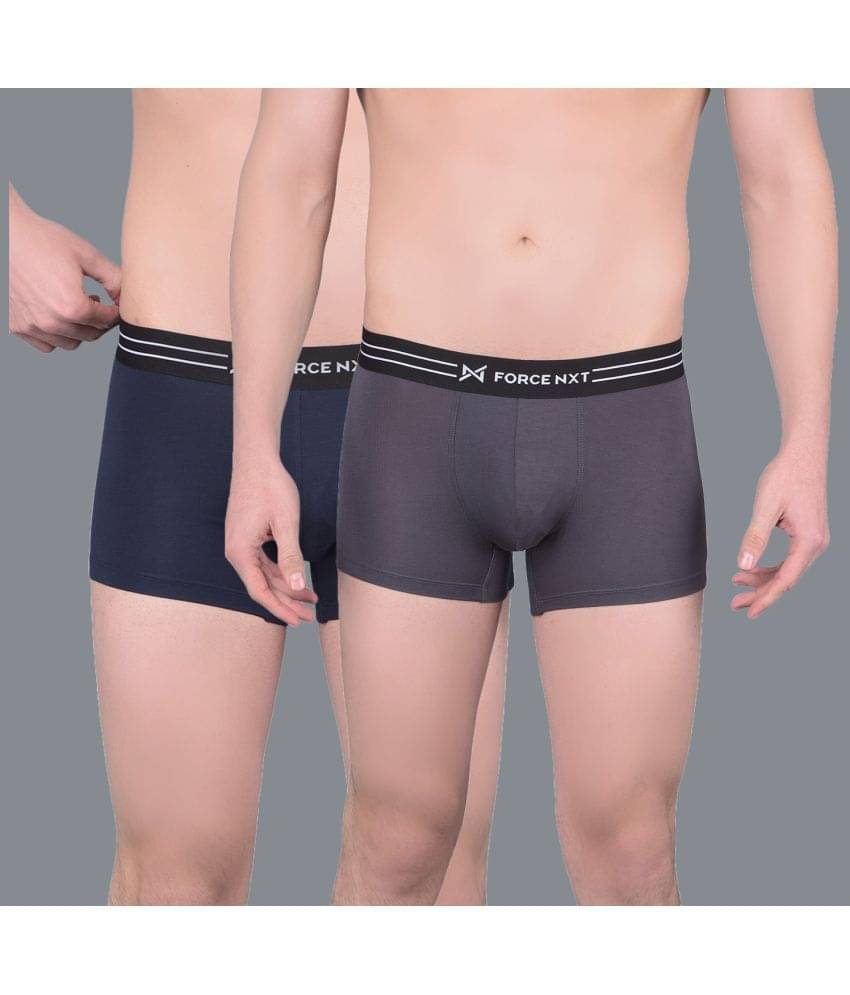Force NXT Pack of 2 Cotton Trunks For Men's ( Multicolor ) Force NXT Pack of 2 Cotton Trunks For Men's ( Multicolor )